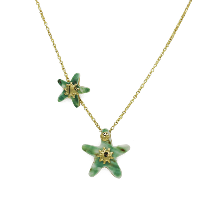 DUO BLUE STAR NECKLACE